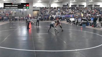 AA 126 lbs Cons. Round 3 - Daniel Guerrero, Houston High School vs Thomas Lobliner, Ravenwood High School