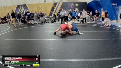 138 lbs Round 3 (8 Team) - Kaiden Millwaod, Warner Elite vs Gavin Cantera, Louisville