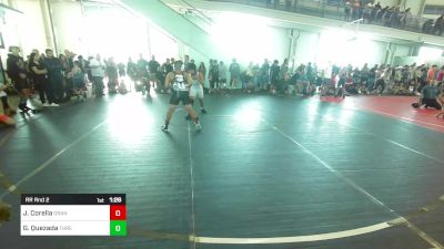 120 lbs Rr Rnd 2 - Jett Corella, Granite WC vs Greg Quezada, Threshold WC