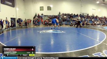 285 lbs Champ. Round 2 - Roberto Pena, Elmhurst University vs Ruben Silvas, Millikin University