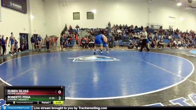 285 lbs Champ. Round 2 - Roberto Pena, Elmhurst University vs Ruben Silvas, Millikin University