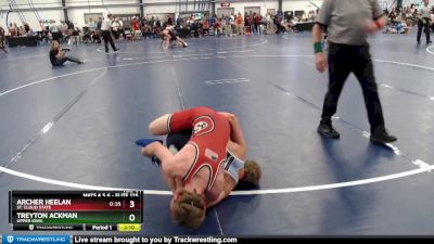 Elite 125 lbs Cons. Round 4 - Treyton Ackman, Upper Iowa vs Archer Heelan, St. Cloud State