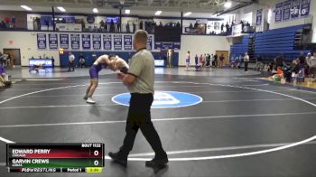 285 lbs Cons. Round 1 - Edward Perry, Chicago vs Garvin Crews, Loras