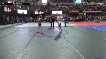 77 lbs Cons. Semi - Hunter Frost, Terry Wrestling CLub vs Emi Kirkman, Heights Wrestling Club