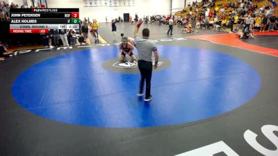 285 lbs Cons. Round 2 - Alex Holmes, Indiana Tech vs John Petersen, Indianapolis