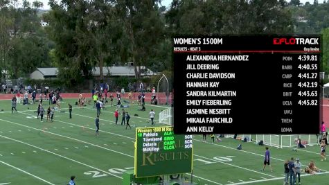 Women's 1500m, Heat 4