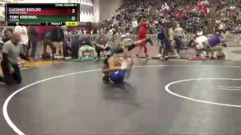 138 lbs Cons. Round 2 - Luciano Esoldo, Shadow Ridge vs Toby Krehbiel, Carson