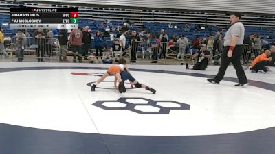 45 lbs 3rd Place Match - AJ McCloskey, Lebanon Tiger Wrestling Club vs Judah Recinos, Arlington Cardinals Wrestling Club