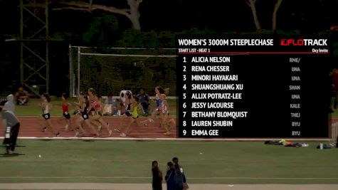 Women's 3k Steeplechase, Heat 1