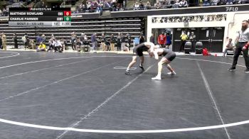 125 lbs Round Of 16 - Matthew Rowland, Gardner-Webb vs Charlie Farmer, Army