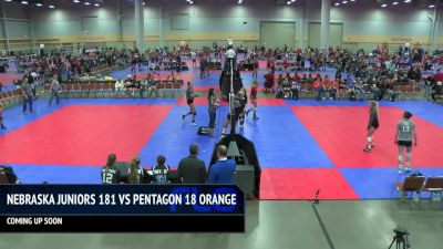 Nebraska Juniors 181 Vs. Pentagon 18 Orange