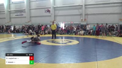 120-S lbs Round Of 32 - Dylan Legleitner, OH vs Tyler Walsh, PA