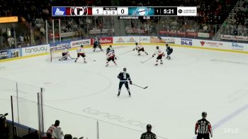 Nathan Lecompte Scores Tying Goal For Chicoutimi