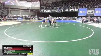 1A 215 lbs Champ. Round 1 - True Cole, Medical Lake vs Roman Tabile, Seton Catholic