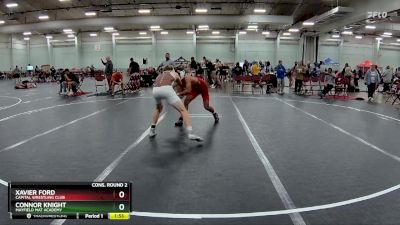 138 lbs Cons. Round 2 - Xavier Ford, Capital Wrestling Club vs Connor Knight, Mayfield Mat Academy