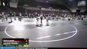 98 lbs Round 1 (10 Team) - Kingston Stroshine, Team Utah vs Talon Flowers, Pomona Elite/Wrecking Crew