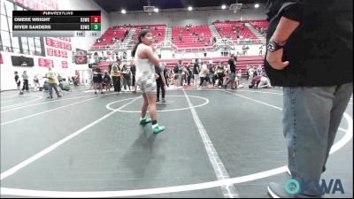 132-146 lbs Rr Rnd 5 - Mahlea Warrior, Tecumseh Youth Wrestling vs Quetzali Salas, Standfast