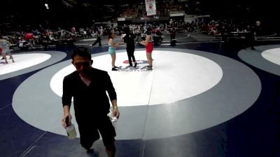 170 lbs Hanna Morales, OCWA - Orange County Wrestling Association vs Harmony Sefo, KCWA - Kern County Wrestling Association