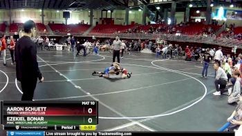 85 lbs 1st Place Match - Aaron Schuett, Trojan Wrestling Club vs Ezekiel Bonar, MWC Wrestling Academy