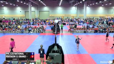 PVC 12U National Vs. Pentagon 11 Orange