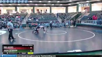 152 lbs Placement Matches (16 Team) - Rex Jacops, Austin Vandegrift vs Avion Peterson, El Paso Pebble Hills