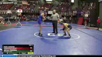 Cons. Round 2 - Bryan Osborne, Columbia Falls vs Tate Hanson, Beaverhead Co. (Dillon)/ Sheridan/Twin Bridges