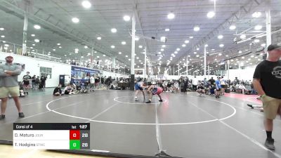 191 lbs Consi Of 4 - Domenic P Maturo, Journeymen Wrestling vs Tanner Hodgins, Shore Thing WC