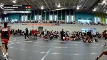 155 lbs Round 5 (6 Team) - Jacob Fraga, Eagle Empire vs Laderrick Brown, Creeks Wrestling