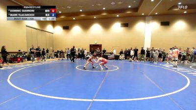 100 lbs 5th Place Match - Dominic Giannoni, New York vs Mark Vlacancich, New Jersey