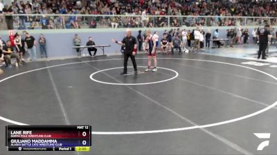 120 lbs Round 2 - Lane Rife, North Pole Wrestling Club vs Giuliano Maddamma, Alaska Battle Cats Wrestling Club