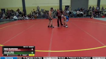 Round 2 - Reed Rugroden, Pursuit Wrestling Minnesota vs Nolan Sina, Oshkosh Mat Rats