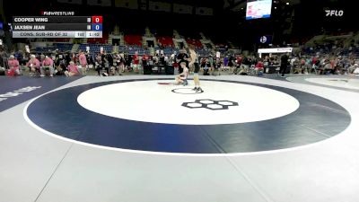120 lbs Cons. Sub-rd Of 32 - Cooper Wing, ID vs Jaxsen Jean, IN