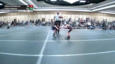 40 lbs 5th Place - Josiah Ostermiller, Pioneer Grappling vs Elijah Carbajal, Scotsmen WC