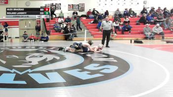 165 lbs Consi Of 8 #2 - Alex Brazeau, Mt. Anthony Union vs Roland Laverty, Essex