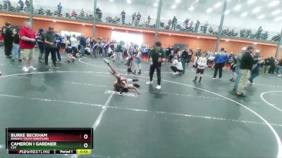 70 lbs Cons. Round 2 - Cameron I Gardner, C2X vs Burke Beckham, Knights Youth Wrestling