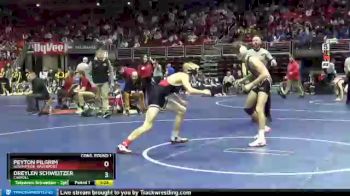 2 lbs Cons. Round 1 - Dreylen Schweitzer, Carroll vs Peyton Pilgrim, Assumption, Davenport