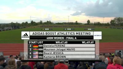 Women's 400m, Heat 1 - Jessica Beard