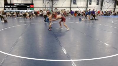 Silver 141 lbs Semifinal - Draven Johns, St. Cloud State vs Mycah Beckett, Wisconsin-La Crosse