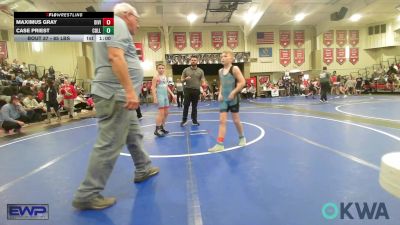 85 lbs Consi Of 8 #2 - Maximus Gray, Division Bell vs Case Priest, Collinsville Cardinal Youth Wrestling