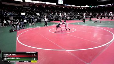 96 lbs Quarterfinal - Gunner Perkins, GFF2 vs Bryson Noel, NBHA