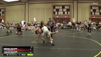 117 lbs Quarterfinals (8 Team) - Mikhail Hulkow, Team Alien Black vs Carlos Salazar, Hewlett Bulldogs