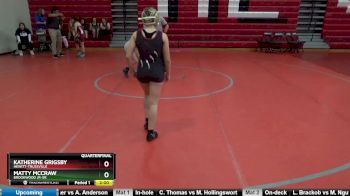 114 lbs Quarterfinal - Katherine Grigsby, Hewitt-Trussville vs Matty Mccraw, Brookwood Jr-Sr