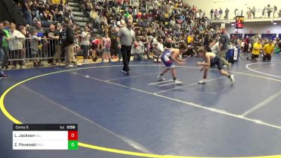 105 lbs Consy 5 - Luke Jackson, All American WC vs Zeke Povenski, Felix Wrestling Acad.