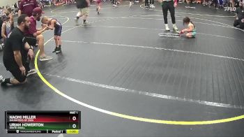 44 lbs Quarterfinal - Naomi Miller, Daughters Of Zion vs Uriah Howerton, White Knoll