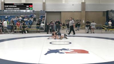88 lbs Champ. Rd Of 32 - D Angelo Chavez, Choose Hard Wrestling Academy vs Clint Kohlman, Dundee Wrestling Club