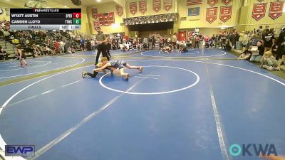 90 lbs Final - Wyatt Austin, Sperry Wrestling Club vs Camden Lloyd, Team Tulsa Wrestling Club