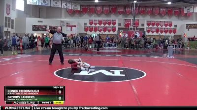 60 lbs Cons. Round 2 - Brooks Lanners, Dakota Boyz Wrestling Club vs Conor McDonough, Pursuit Wrestling Minnesota