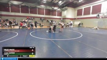 117 lbs Champ. Round 2 - Miles White, Champions Wrestling Club vs Cash Homer, Wasatch