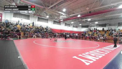 215 lbs Semifinal - Kyle Lindblad, Timberlane vs Antonio Hebert, Goffstown