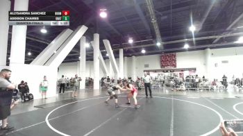 123 lbs Quarterfinal - Allysandra Sanchez, Boom Wrestling vs Addison Chaires, Unattached